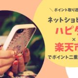 楽天市場での買い物はポイントサイトハピタス経由がお得!ポイント二重取り